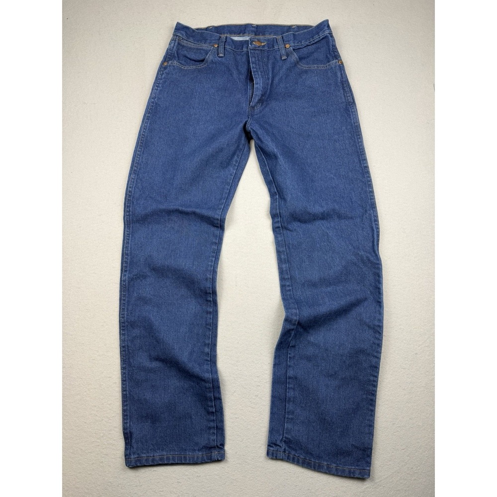 Wrangler 13MWZPW Cowboy Cut Original Fit Mens Jeans Indigo Blue 32x30 Cotton